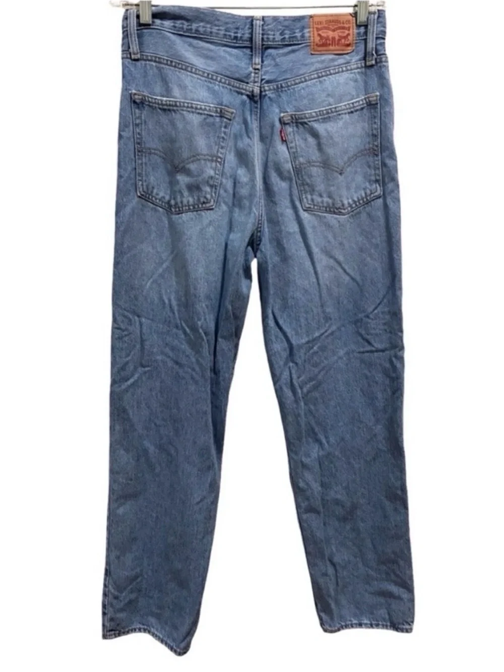 Levi's '94 Baggy Straight Leg Jeans size 29 Mid Distressed Deconstructed